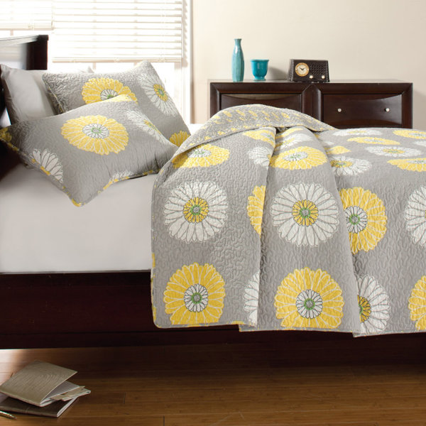 Yellow And Gray Bedding Wayfair